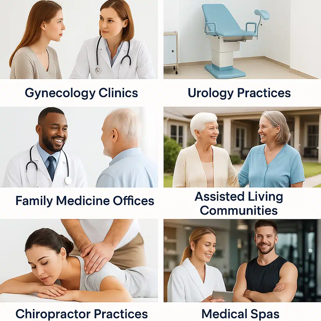 Medical specialties and care settings that can benefit from ReStora EMS